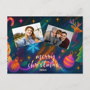 Personalised Photo Holiday Card - Custom Christmas