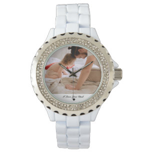 Personalised Photo I love You Dad Watch