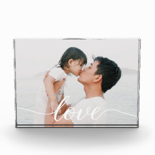 Personalised Photo I Love You Daddy Block