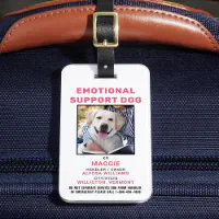 Emotional support animal tag discount