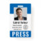 Personalised Photo ID & Logo Journalist Press Pass
