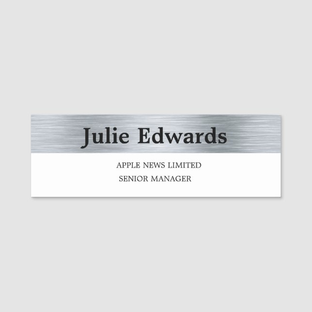 Personalised Photo ID & Logo security pass Badge (Front)