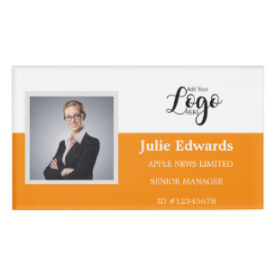 Personalised Photo ID & Logo security pass Badge