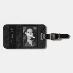 Personalised Photo & Initials Deluxe Luggage Tag