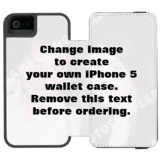 Personalised photo iPhone 5 wallet case. Incipio Watson™ iPhone 5 Wallet Case