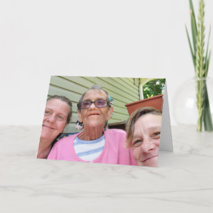 Personalised Photo Just Sayin Hi Card