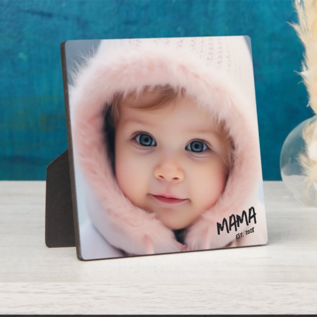 Personalised Photo Keepsake Mama  Plaque (Custom Photo Plaque Keepsake Gift)