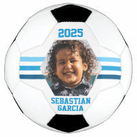 Personalised Photo Keepsake Multi Blue Stripes