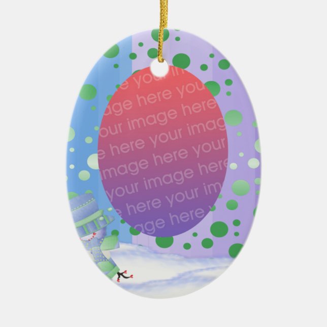 Personalised Photo Keepsake Ornament (Front)