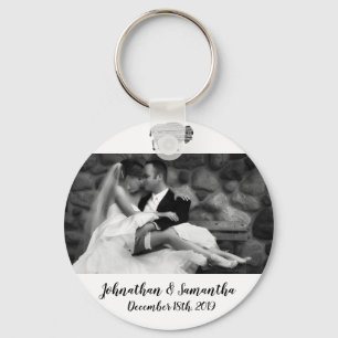 Personalised Photo Key Chain Boho Buffalo Tribal P