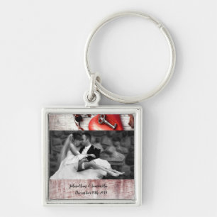 Personalised Photo Key Chain Country Wood Key to m