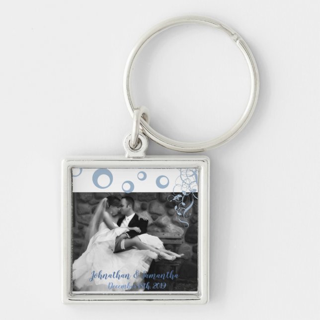 Personalised Photo Key Chain Seahorse Sea Ocean (Front)
