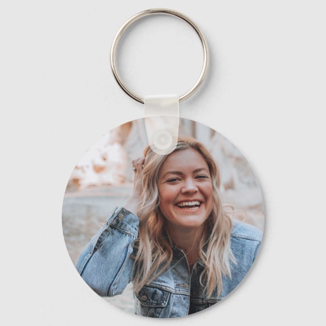Personalised Photo Key Ring (Front)