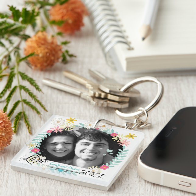 Personalised Photo Keychain (Front Right)