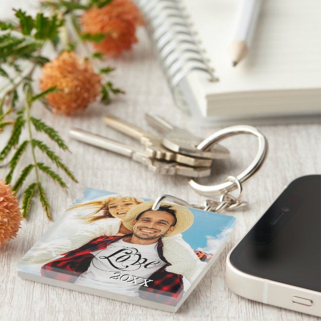 Personalised Photo Keychain (Front Right)