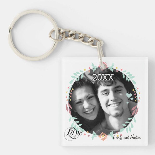 Personalised Photo Keychain (Front)