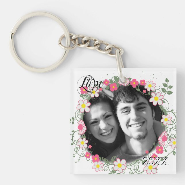 Personalised Photo Keychain (Front)