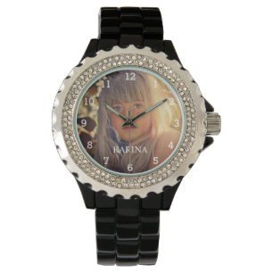 Personalised Photo Kids Family Name Watch