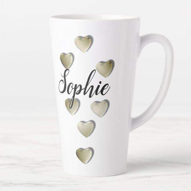 Personalised Photo Large Latte Mug (Right)