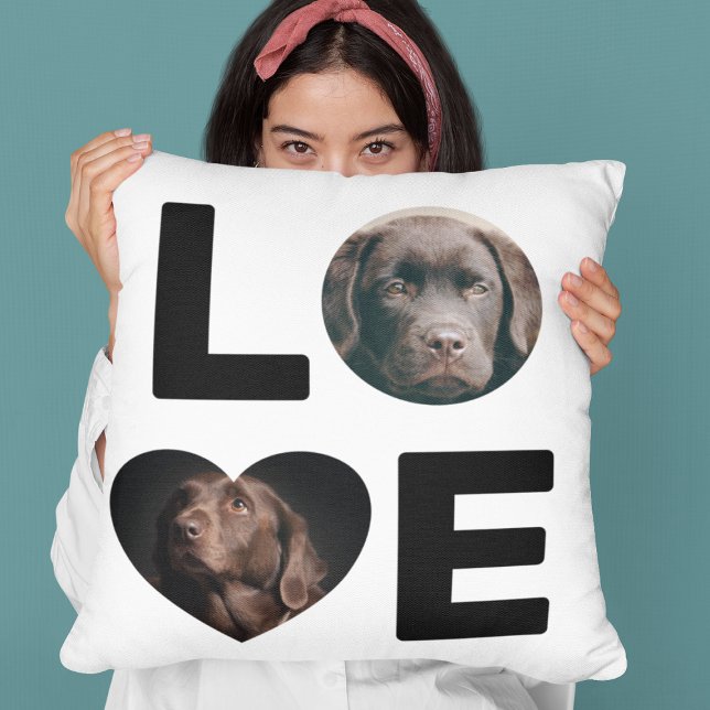 Personalised Photo | Love | Pet Throw Pillow (Creator Uploaded)