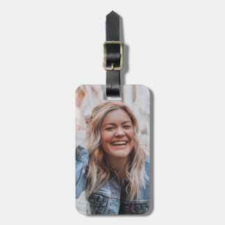 Personalised Photo Luggage Tag