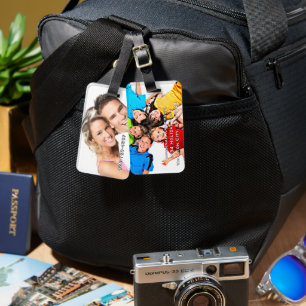 Personalised Photo Luggage Tag