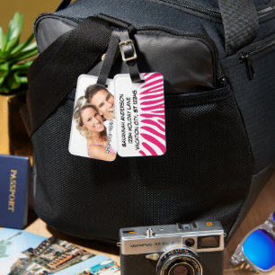 Personalised Photo Luggage Tag
