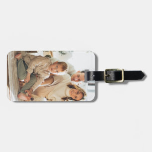 Personalised Photo Luggage Tag Double Sided Travel
