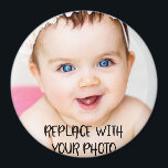 Personalised Photo Magnet<br><div class="desc">Custom create a one of a kind magnet.. upload your own photo to this  magnet  - fridge magnets from Ricaso</div>