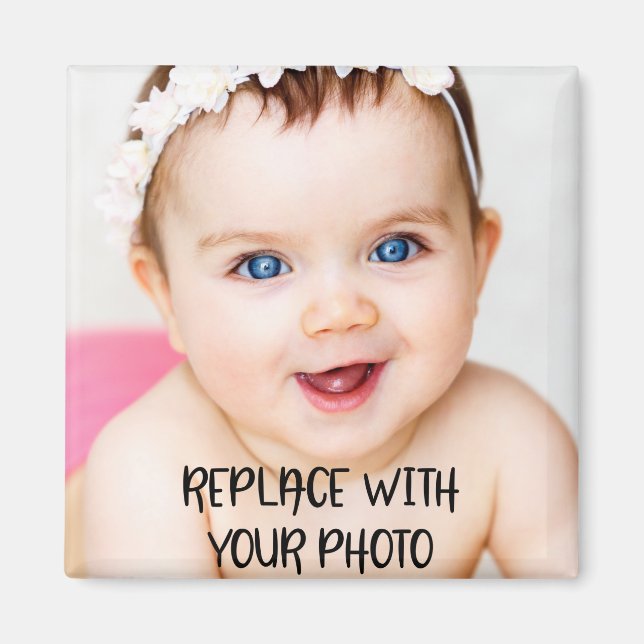 Personalised Photo Magnet (Front)