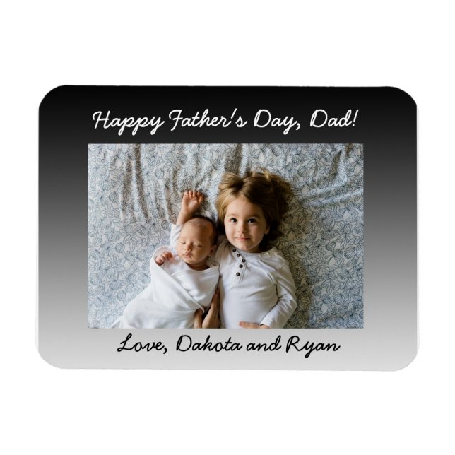 Personalised Photo Magnet for Father's Day (Horizontal)