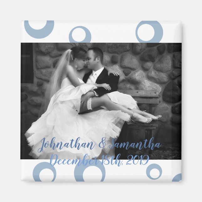 Personalised Photo Magnet Seahorse Sea Ocean Beach (Front)