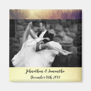 Personalised Photo Magnet Sunrise Pathway Walkway