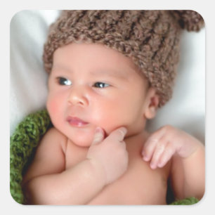 Personalised Photo Make It Yourself Square Sticker