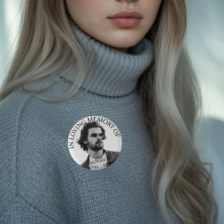 Personalised Photo Memorial 3 Cm Round Badge