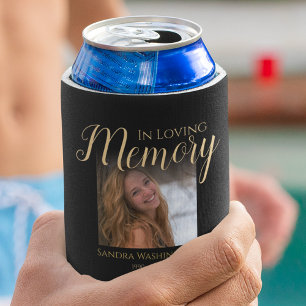 Personalised Photo Memorial Can Cooler