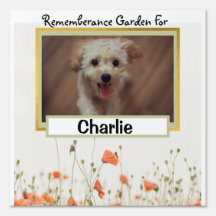 Personalised Photo Memorial Garden