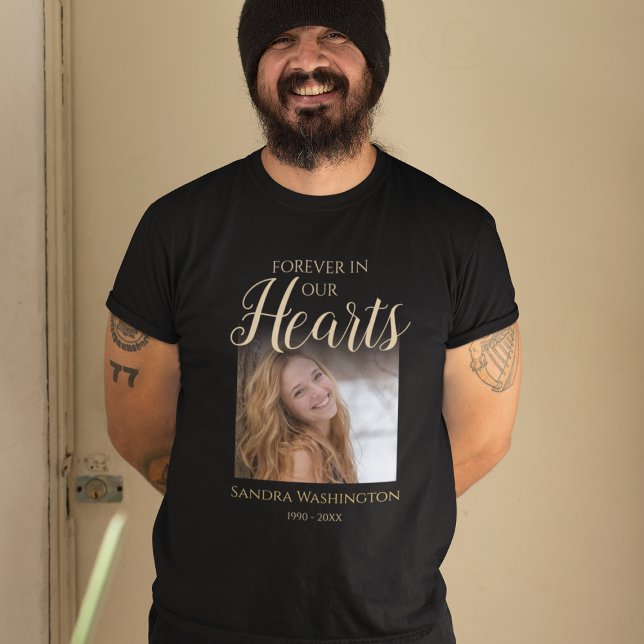 Personalised Photo Memorial T-Shirt (Creator Uploaded)