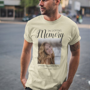 Personalised Photo Memorial T-Shirt