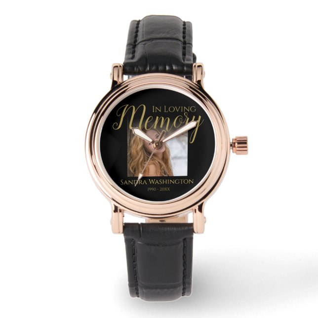 Personalised Photo Memorial Watch (Front)
