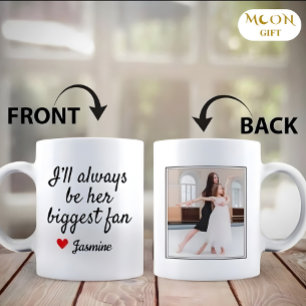 Personalised Photo & Message Gift for Mum, Dad Coffee Mug