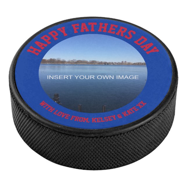Personalised Photo Message Hockey Puck (3/4)