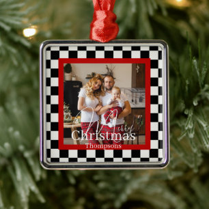 Personalised photo metal ornament