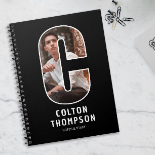 Personalised Photo Monogram Notebook