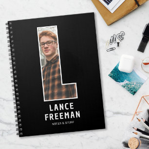 Personalised Photo Monogram Notebook