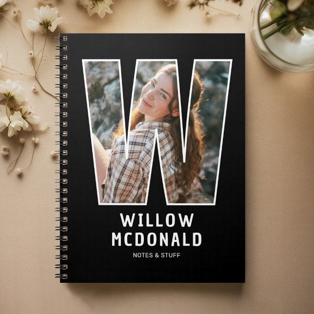 Personalised Photo Monogram Notebook (Creator Uploaded)