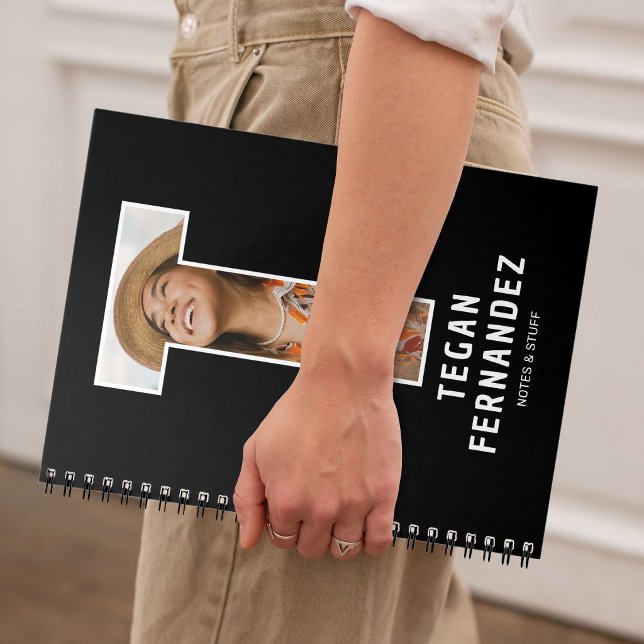 Personalised Photo Monogram Notebook (Creator Uploaded)
