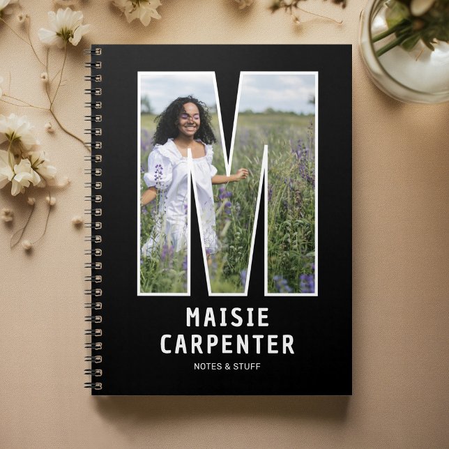 Personalised Photo Monogram Notebook (Creator Uploaded)