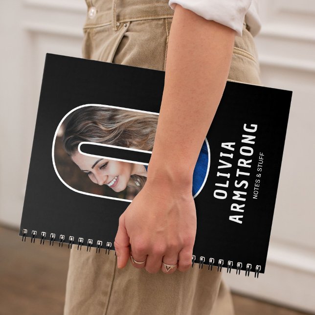 Personalised Photo Monogram Notebook (Creator Uploaded)