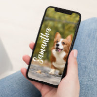 Personalised Photo Monogram Phone Wall Paper